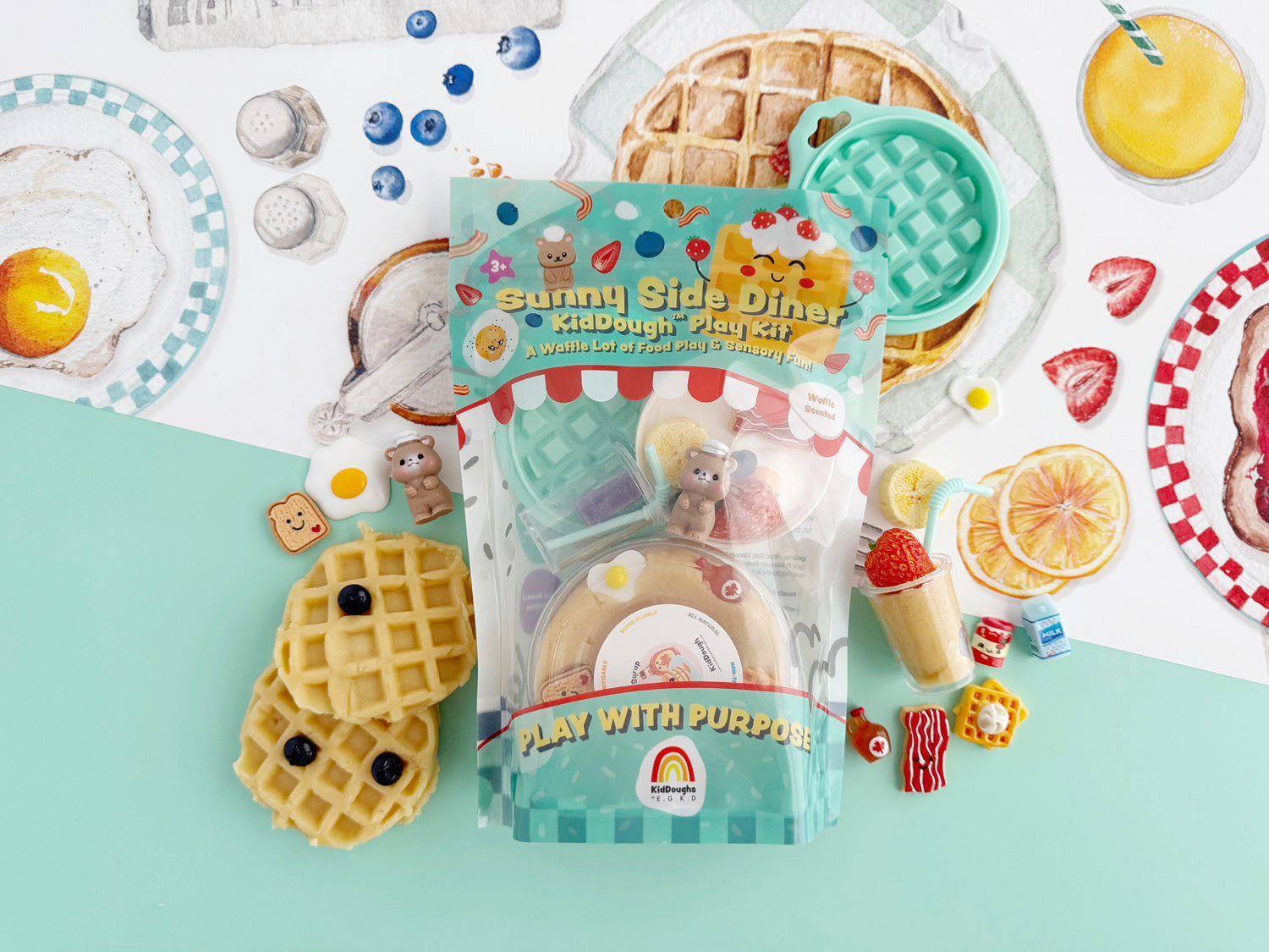 Sunny Side Diner KidDough Play Kit